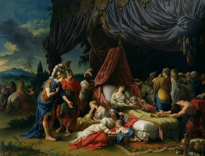 The Death of the Wife of Darius III (399-330 BC) 1785 by Louis Jean François Lagrenée